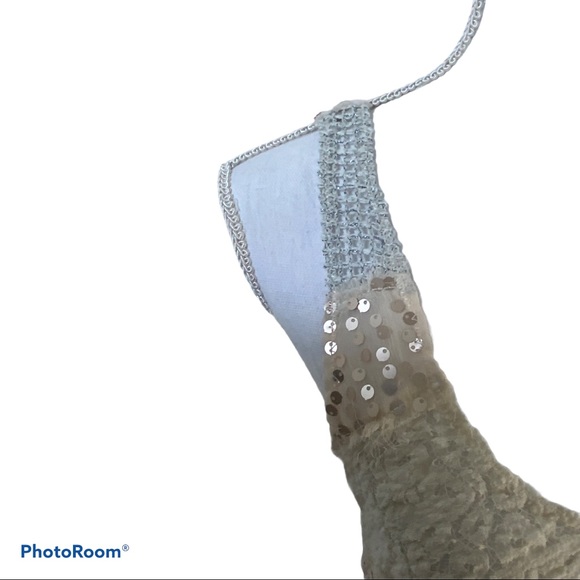 !!! SOLD. !!! Free People Mixed Material Tank Top Sequin Scoop - Picture 6 of 9